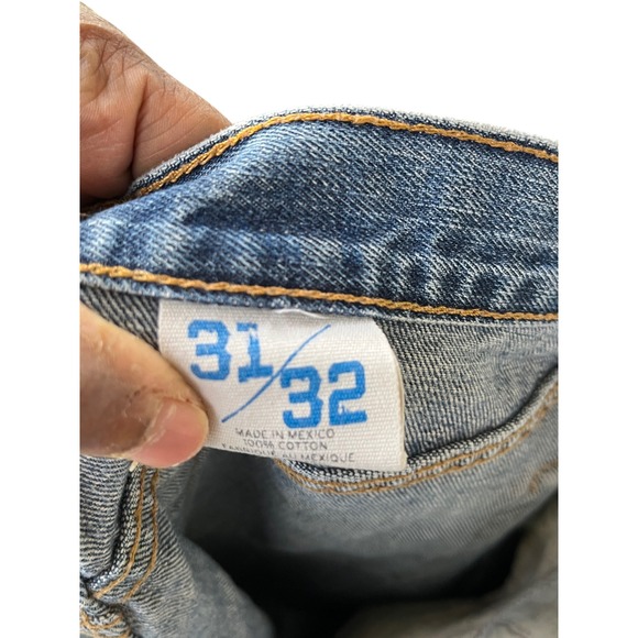 Ariat Loop Lock Mens Blue Denim Jeans Relaxed Straight Fit Size 31x31 - Picture 11 of 12